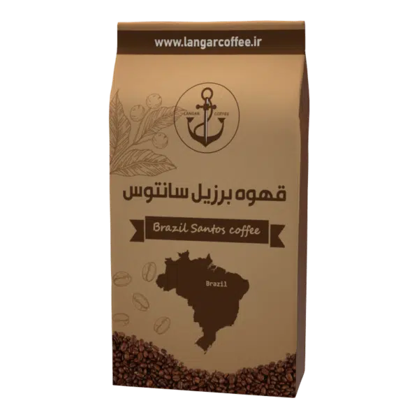 قهوه برزیل سانتوس عربیکا قهوه لنگر